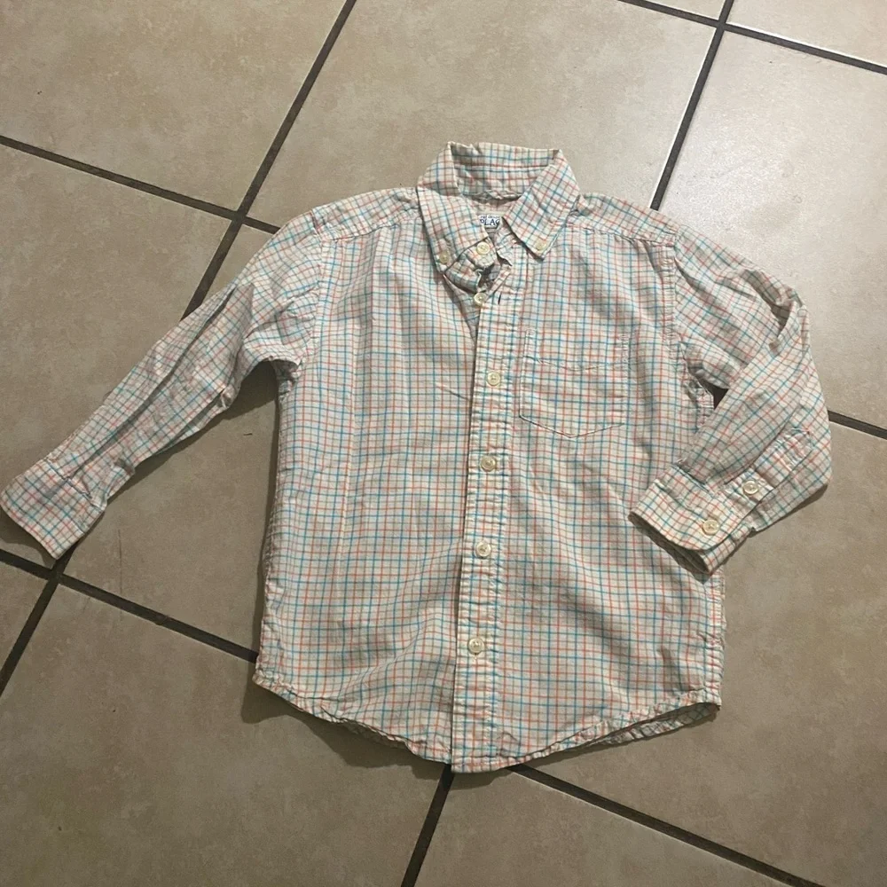 The Children's Place Pastel Plaid Button-Up Shirt